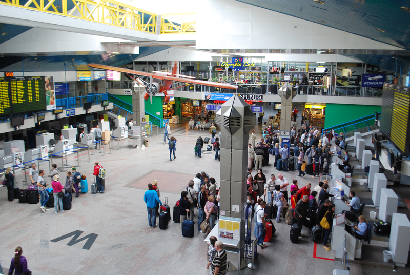 Passenger traffic in VNO Airport has increased a lot in the past years.